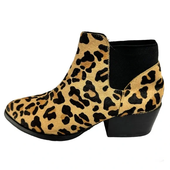 Steve Madden Womens Palace Leopard Print
Calf Hair Ankle Boots - Picture 8 of 14